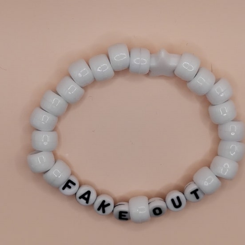 'Fall Out' Boy Kandi Handmade Beaded Bracelet